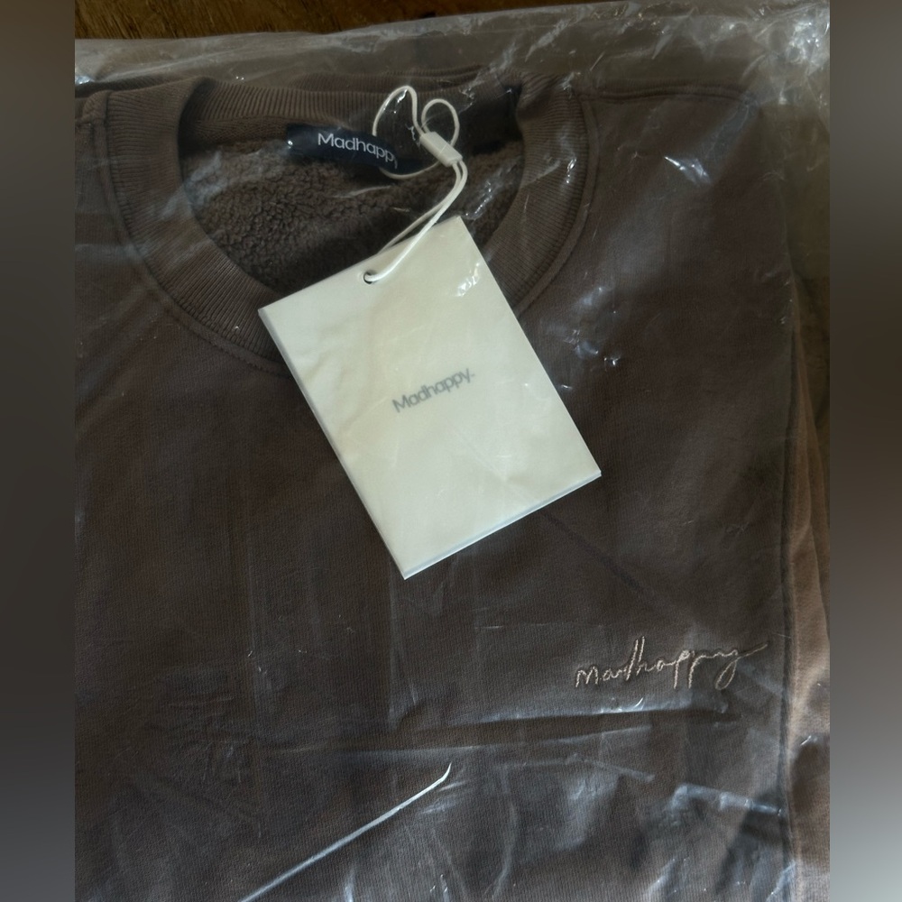 Madhappy brown crewneck